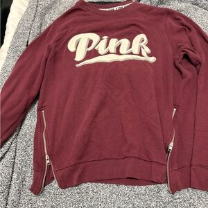 PINK Victoria's Secret Burgundy Sweatshirt